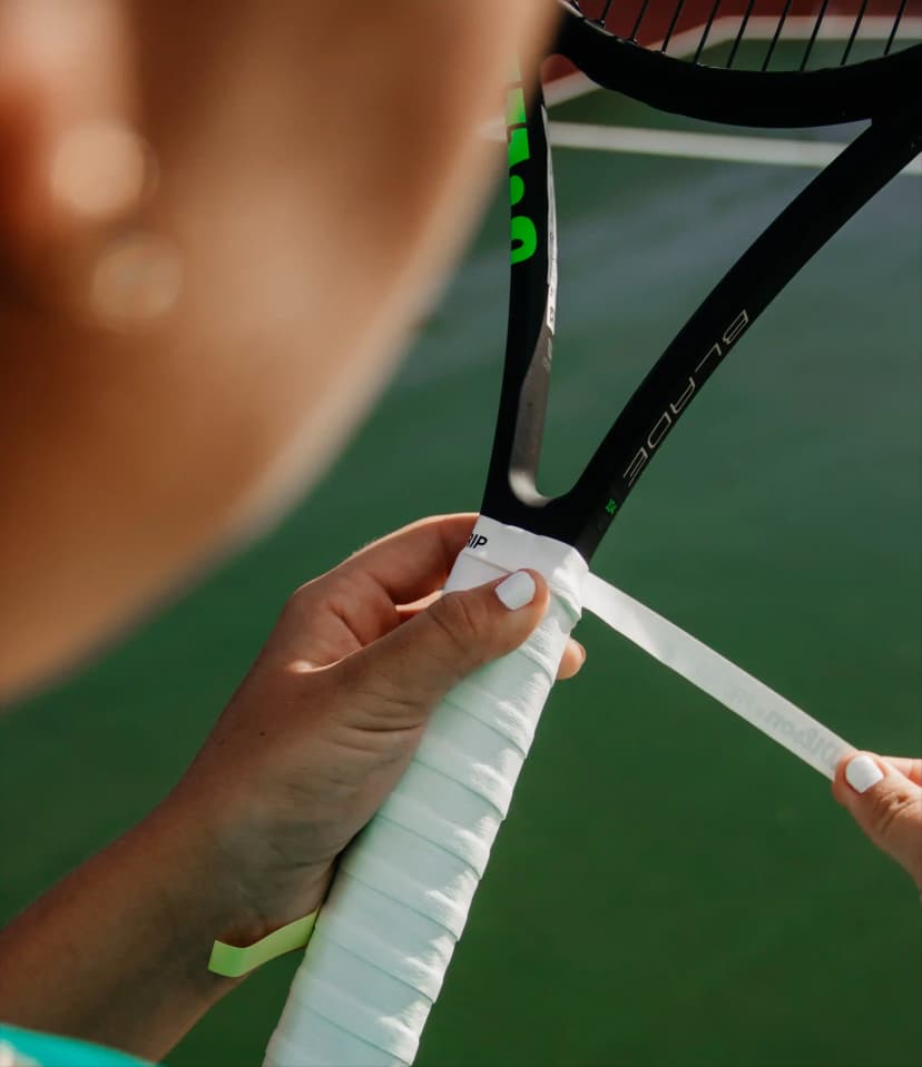 Gripped racquets